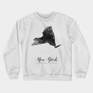 New york state map Crewneck Sweatshirt